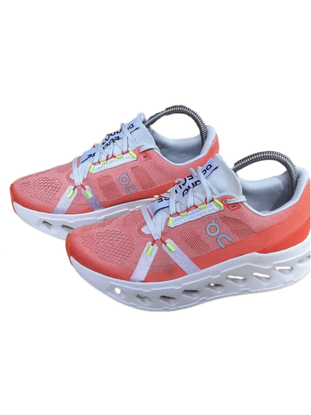 Womens On Cloudeclipse running shoes 'Flame Ivory' Size 7.5 - Picture 2 of 5